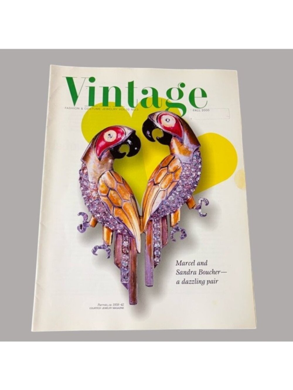 Vintage Fashion & Costume Jewelry Collectible Magazine Fall 2000 Boucher Edition